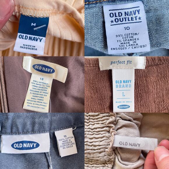 Y2K Old Navy Curated Bundle / 6 Pcs / Resellers Wholesale Lot Actual Items / - Picture 10 of 10